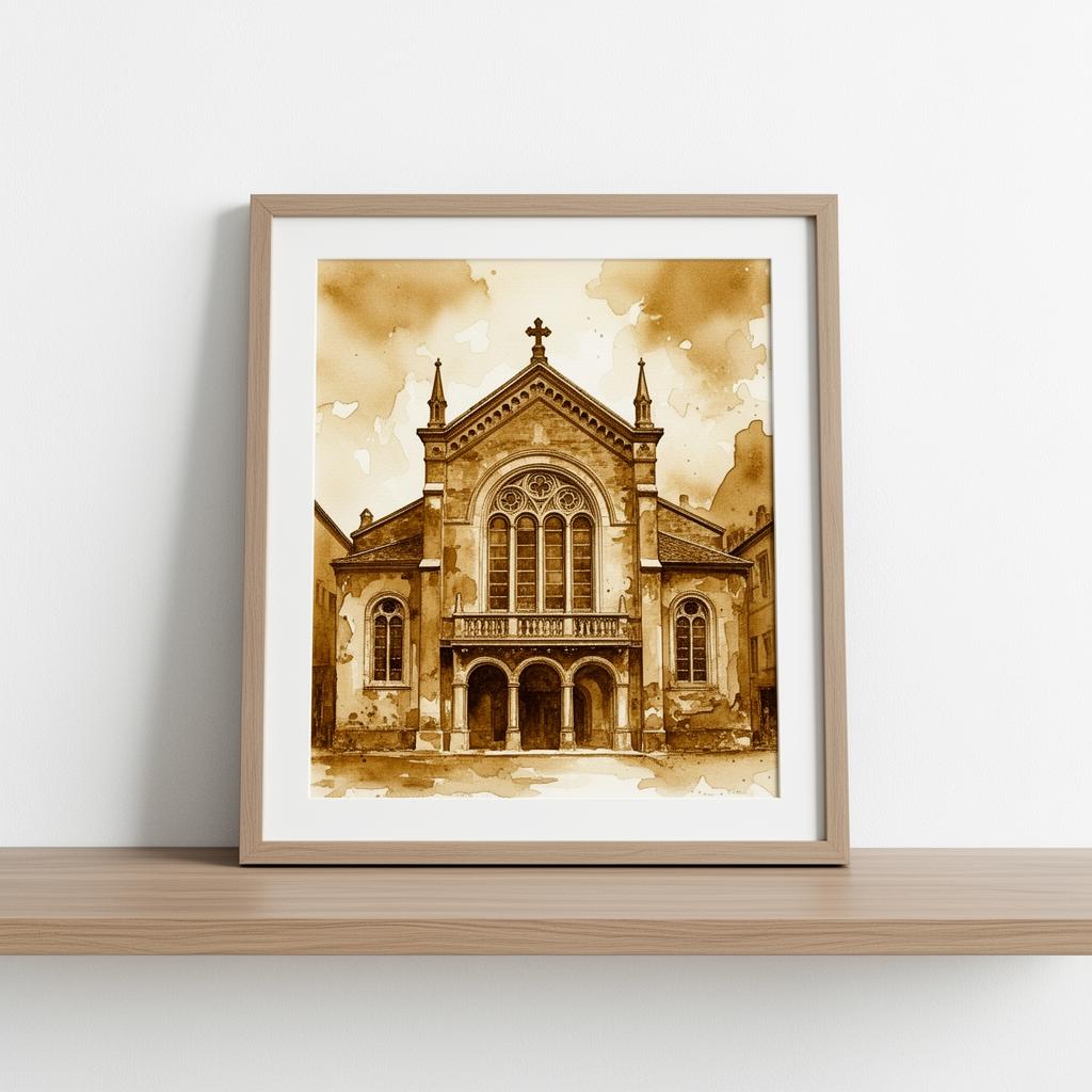 Synagogue Art Print